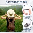 thumbnail image 3 of Uxcell 58mm Circular Polarizer Filter, Camera Lens Filter Slim Optical Glass with Len Cap, Black, 3 of 7