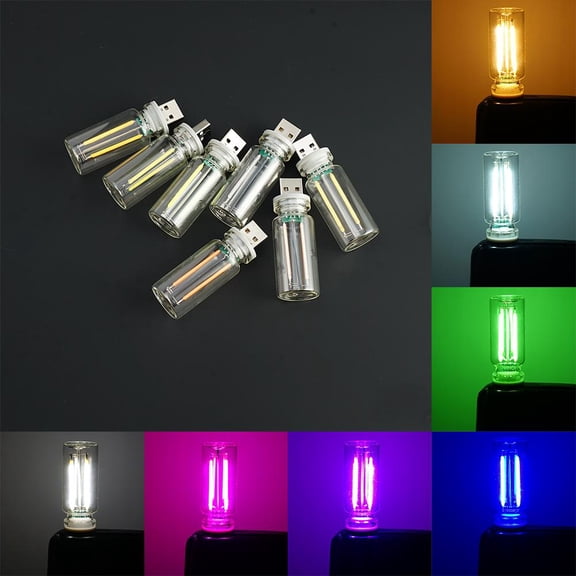 FurNest Touch Control LED Night Light Mini Usb Lamp with Multi-color Ambient Lights, Adjustable Atmosphere Lights fo