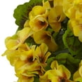 thumbnail image 4 of Nearly Natural Yellow Geranium Artificial Flower Bush UV Resistant, Set of 4, 4 of 4