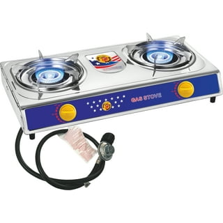 Alpine Cuisine Iron Butane Gas Stove with Customized Package, Camp Kitchen  Equipment Emergency Gas Stove Burner, Portable Butane Automatic Ignition