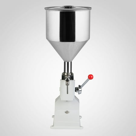 VEVOR A03 Liquid Filling Machine, Bottle Filler 5-50ml, Manual Liquid Filling Machine Stainless Steel, Bottle Filling Machine for Paste Cream Cosmetic