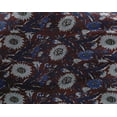 thumbnail image 4 of oneOone Georgette Viscose Fabric Leaves & Floral Block Print Sewing Fabric BTY 42 Inch Wide, 4 of 5