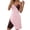 Pink, variant on Plus Size Maxi Dress Elegant Breathable Slim Fit Conservative Dress Summer 2026 Solid Color Women Dress Beach Accessories Must Haves for Business and Casual White S