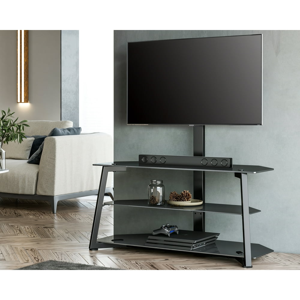 FITUEYES 2in1 Floor TV Stand with Swivel Mount for 32 to 70 inch