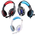 thumbnail image 2 of MERIGLARE Stereo gaming headset, over ear headphones with microphone for , PC, blue, 2 of 9