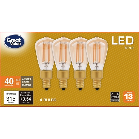 Flickering Candelabra Bulbs