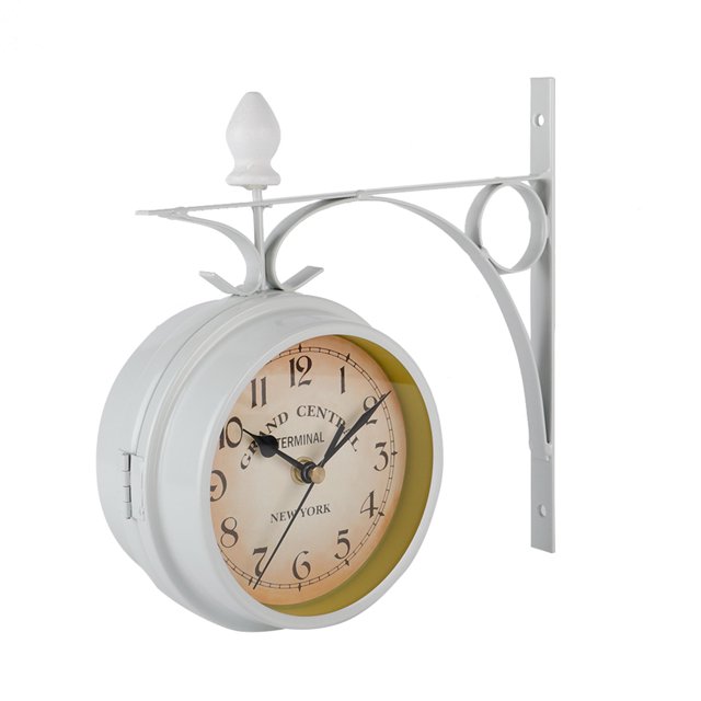 Wall Clock,Retro Wall Clocks Double Home Decoration Wood Wall Clocks Home Decor Superior Craftsmanship