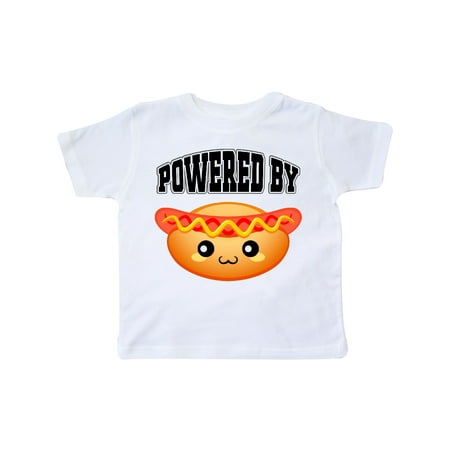

Inktastic Hot Dog Powered By Hotdogs Gift Toddler Boy or Toddler Girl T-Shirt