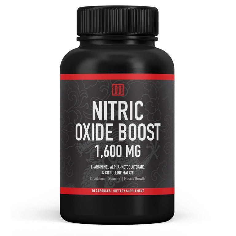 Double Dragon Organics Nitric Oxide Booster, Muscle Growth