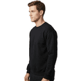thumbnail image 4 of Gildan Mens Heavy Blend Crewneck Sweatshirt Soft Fleece Sweater 8oz 50/50 Cotton/Polyester, Black L, 4 of 5
