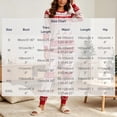 thumbnail image 4 of KICILVS Christmas Pajamas for Family 2026 Cute Red White Deer Snowflake Print Pajama Set Long Sleeve Round Neck Tops and Pants Xmas Loungewear, 4 of 7