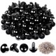 thumbnail image 1 of 100 Uds. Ojos de ganchillo de seguridad de plástico a granel con 100 Uds. Arandelas para manualidades de ganchillo (0,24 pulgadas/6mm), 1 of 5