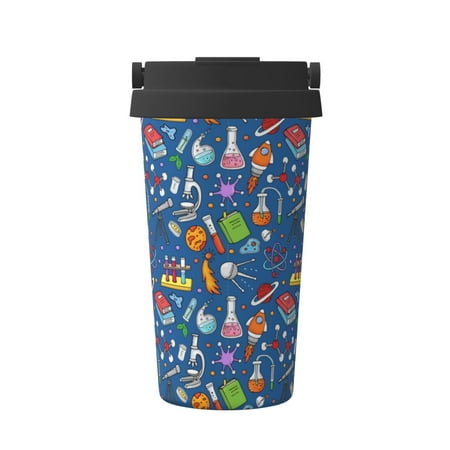 

Pofeuu Different Chemical Things Print Coffee Mug Iced Coffee Tumbler Cup Double Wall Vacuum Leak-Proof Thermos Mug CoffeeThermos Travel Mug
