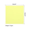 thumbnail image 2 of 25 Sheet Origami Paper Double Sided Light Yellow 4x4 Inch Square Sheet for Art Craft Project, 2 of 5