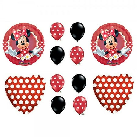 Mad About Minnie  Mouse  Birthday  Party  Balloons Walmart  com