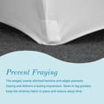 thumbnail image 4 of Leading Linens 8 ft Rectangular Fitted Black Spandex Tablecloth - Stain & Wrinkle Resistant Washable Stretch Tight Dining Table Cover for Wedding Reception Banquet Party Event, 4 of 4