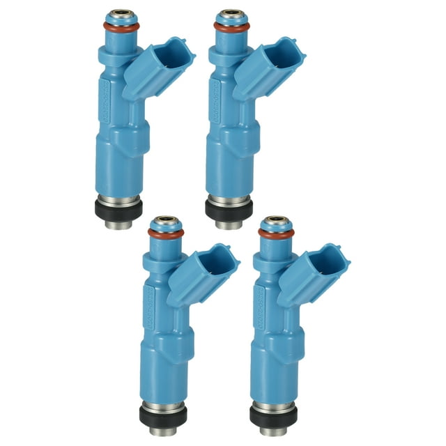 Inyectores de combustible Unique Bargains No.23250-29015 Boquilla de inyección de combustible para Toyota Yaris Vitz 99-05 1.0L 1.3L Azul 4 Pcs