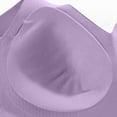 thumbnail image 4 of Lumtrix Jelly Bras For Women Plus Size No Underwire Supportive Anti Sagging Full Coverage Seamless Tshirt Bra Purple 42, 4 of 5