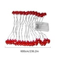 thumbnail image 4 of hengsof 59.1in/236.2in Heart String Lights, Valentine's Day Red Heart Decorations String Lights Outdoor with 10 Bulbs, Connectable Valentine's Day Fairy Heart Shape Lights for Indoor Outdoor, 4 of 6