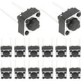 thumbnail image 1 of 100pcs Tactile Switch Momentary Switch Push Button Switch For Breadboard Pcb, 1 of 8