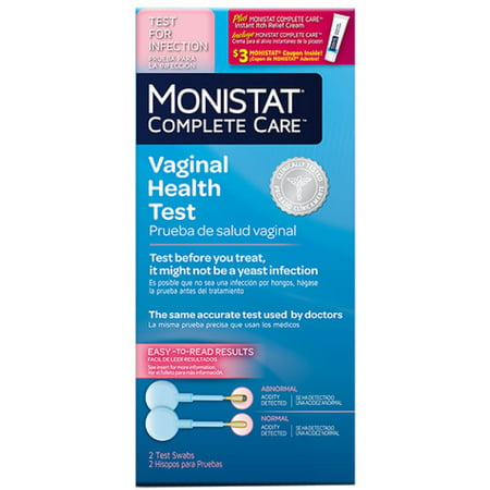MONISTAT Complete Care Vaginal Health Test + Itch Relief 2