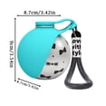 thumbnail image 2 of 2-in-1 Dog Travel Water Bottle – Leakproof Stainless Steel Bottle with Silicone Bowl, Foldable Pet Dispenser, Ideal for Walking, Hiking & Travel, 2 of 5