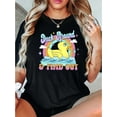 thumbnail image 1 of Camiseta Clásica de Verano para MujerWomen's Colorful Duck Graphic Tee - Casual Crew Neck Short Sleeve T-Shirt, Stretchy & Breathable Polyester Blend, Perfect for SummerFather's Day, Mother's Day, N, 1 of 6