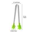 thumbnail image 3 of JoyMoreHome Silicone Mini Tongs, 5.1Inch Hand Shape Food Tongs, Small Tongs for Serving Food, Ice Cube, fruits, Sugar, Barbecue, 3 of 6