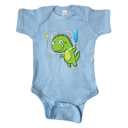 

Inktastic Dinosaur Astronaut 1st Gift Baby Boy or Baby Girl Bodysuit