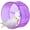 Purple, variant on GYTY Bird Wheel Toy, Silent Parrot Exercise Wheel Interactive Rotating Toy for Small Medium Birds - Parakeets Cockatiels Conures Lovebirds Finches - Bird Cage Enrichment Accessory (S (6.7''D),Clear)