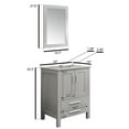 thumbnail image 3 of PULUOMIS 24'' Single Bathroom Vanity with Manufactured Wood Top with Mirror, Gray, 3 of 5