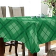 thumbnail image 3 of Coolnut St Patrick's Day Clover Tablecloth, Waterproof Washable Polyester Square Table Cover, Durable Tablecloth for Kitchen Dining Table Party Decor, 54"X 72", 3 of 7