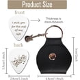 thumbnail image 2 of 1 Pc Stainless Steel Picks Plectrums I Pick You for the Rest of My Life Plectrum with Leather Holder Guitar Picks for Friend Lover Metal Grip Pick for Electric-Acoustic Bass, 2 of 6