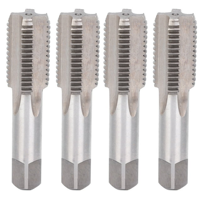 Abrasion Resistance 4PCS Hand Tap Screw 4PCS Screw Tap Bits Metric System Steel For Processing Iron