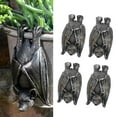 thumbnail image 2 of BNNG 2/4pcs Helloween Bat Statue Garden Decor Plant Pot Hugger Resin Flower Pot and Vase Hugger Planter Pot Hanger Hanging Bat Figurines Lawn Sculptures Outdoor Ornaments Home Office Decoration, 2 of 9