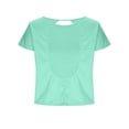 thumbnail image 6 of Livrdious Womens Short Sleeve Workout Shirts Open Back Tops Loose Fit Casual Yoga Athletic Gym Tee with Cutout, Oversized Activewear, 6 of 6