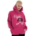 thumbnail image 4 of Fight For It Breast Cancer Aware Pink Hoodie Sweatshirt Women Brisco Brands S, 4 of 6
