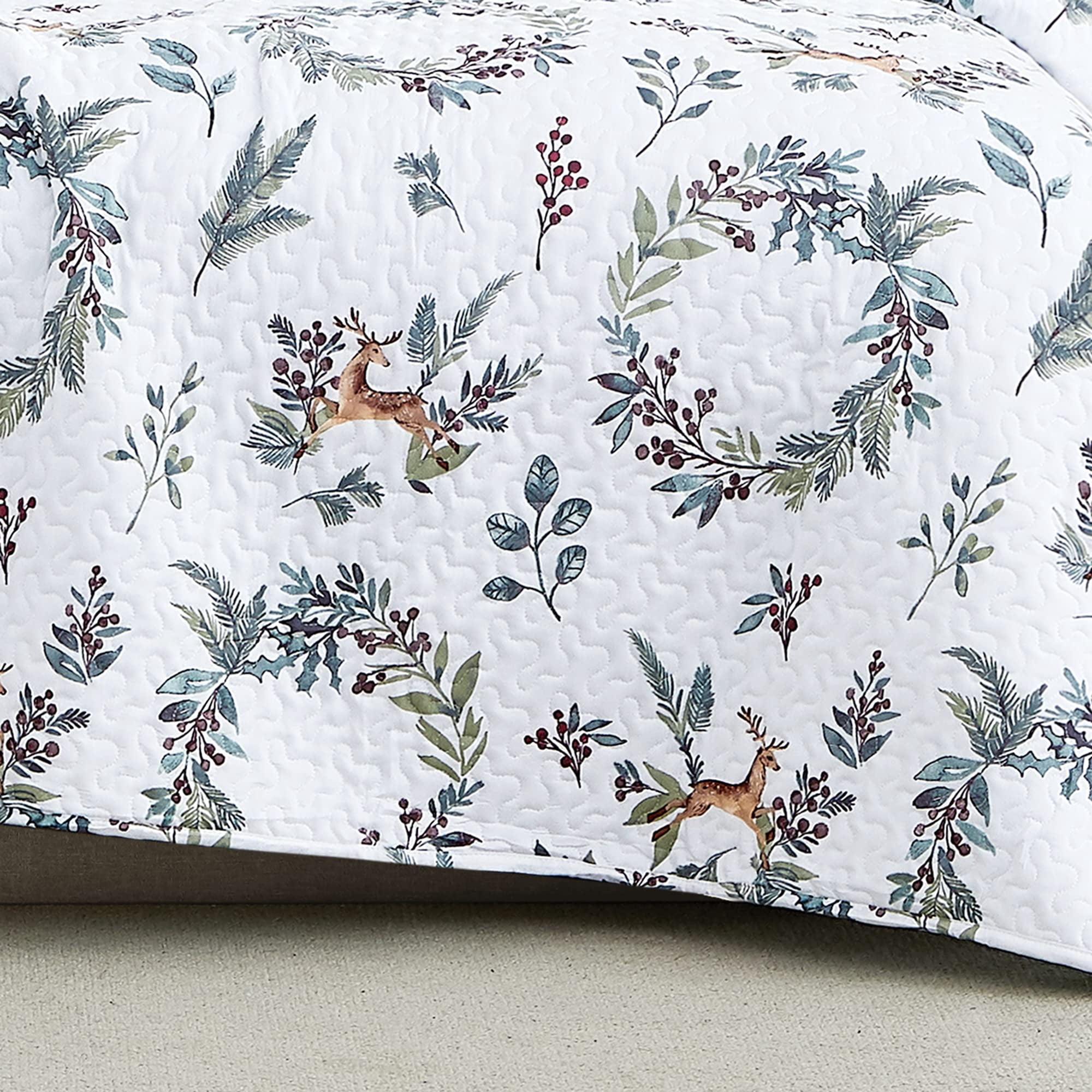 Southshore Fine Living, Inc. Happy Holidays Christmas Soft Bedding Set, King/California King