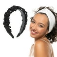 thumbnail image 2 of Unique Bargains 1 Pc Cute Rhinestone Gypsophila Headbands for Women Black, 2 of 6