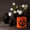 thumbnail image 4 of Luces De Velas LED De Halloween, Concha Naranja, Decoración Del Hogar Grande, Cara De Fantasma, Luz De Vela De Calabaza De Halloween Para Jardines Para Mesas, 4 of 7