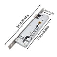 thumbnail image 2 of Frame Lock Stainless Steel Mortice Lock Distance 85 Mm Backset 25 Mm Frame Lock Door Lock Garden Door Lock Insert for Left/Right, 2 of 5