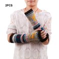 thumbnail image 2 of Guantes sin dedos Sonducket de invierno para mujer Talla única color café, 2 of 6