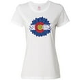 thumbnail image 3 of Inktastic Colorado Flag Sunflower Women's T-Shirt, 3 of 5