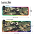 thumbnail image 3 of RGB Gaming Mouse Pad 15W Wireless Charging Large Waterproof Desk Mat 13 Light Modes Mousepad 31.5x11.8 Green Brown Camouflage, 3 of 6