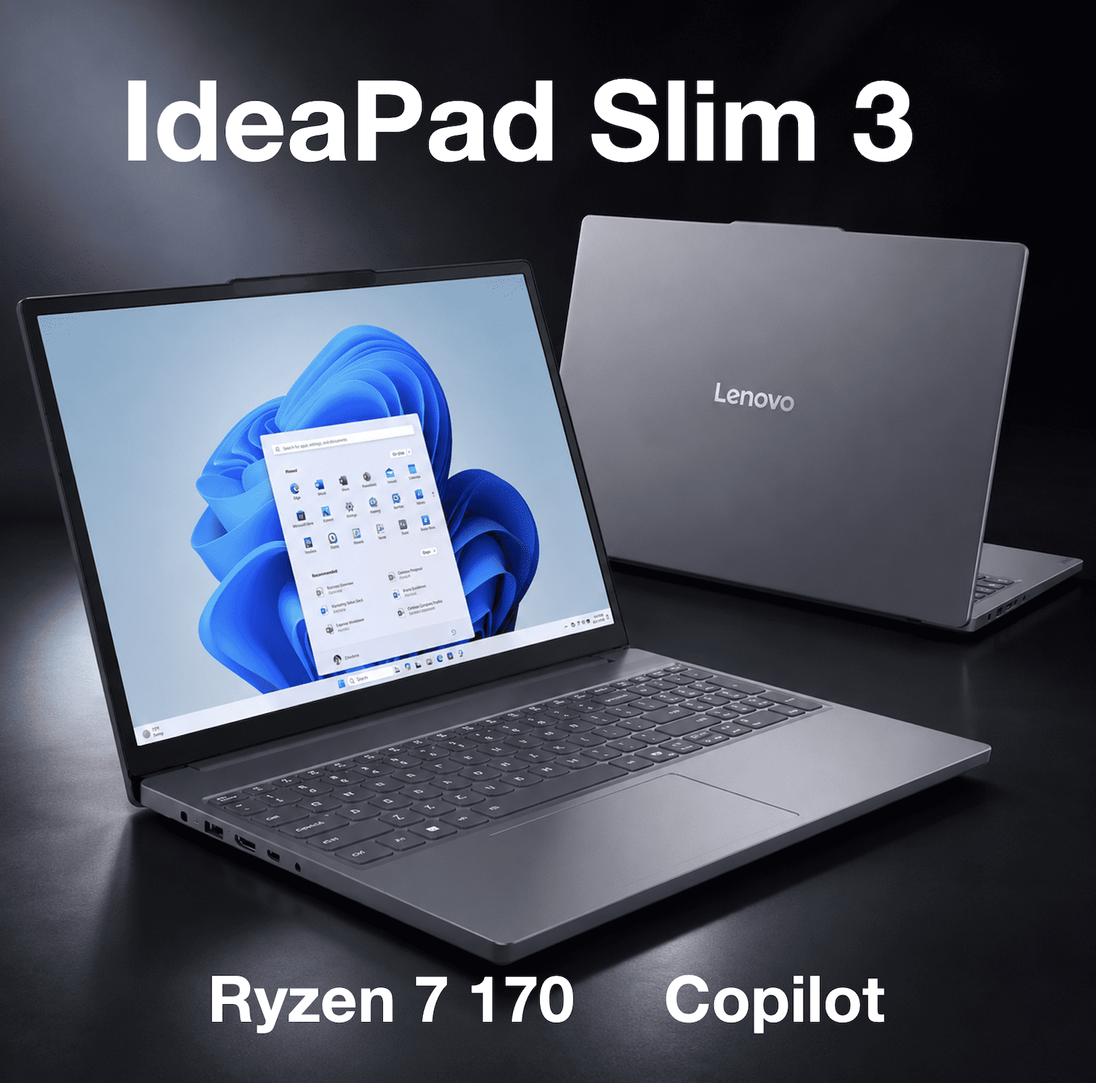 Lenovo IdeaPad Slim 170 Ryzen 7 本体 Lenovo IdeaPad Slim3 Ryzen 7 170 32GB DDR5 1TB SSD 15.3in Touch