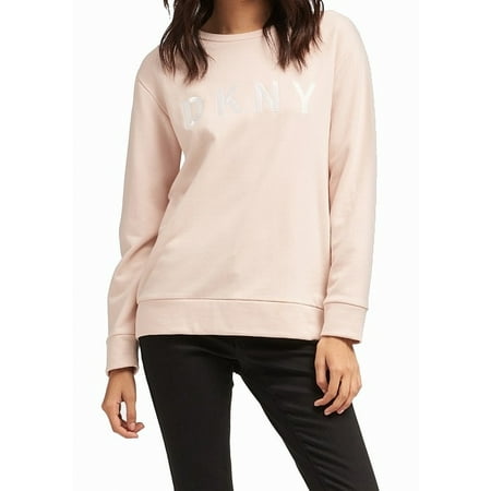 Womens Sweatshirt Medium Embroidered Logo Crewneck M