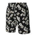 thumbnail image 2 of Yiaed Daisies Flowers Print Men's Swim Trunks with Lining Quick Dry Sports Shorts Beach Shorts Boardshorts-XX-Large, 2 of 5