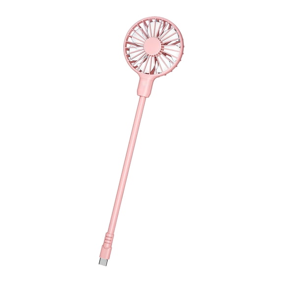 Type C Portable Fan Flexible Neck Quiet Cooling for Laptop Travel Camping