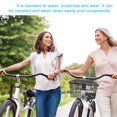 thumbnail image 3 of UPGRATOR 1Pack Iron Bike Basket With Lid Protection For City Commuters, 3 of 7
