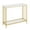 Gold, variant on Tuekys 41.3” Console Table, Entryway Table, Narrow Sofa Table with Wood Shelves and Metal Frames, Entrance Table for Hallway, Living Room, Foyer, Corridor, Office(Brown)
